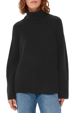 Whistles Textured Turtleneck Sweater
