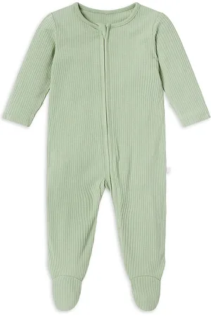 Mori Unisex Clever Zip Footie Pajamas