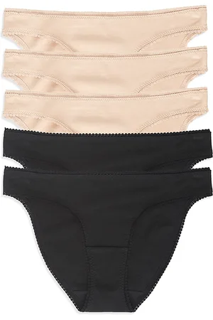 On Gossamer Cabana Cotton Bikinis, Set of 5
