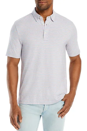 Faherty Movement Stretch Stripe Regular Fit Polo Shirt