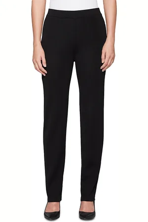 Misook Knit Straight-Leg Pants
