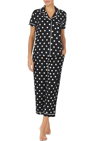 Kate Spade Printed Cropped Pajama Set