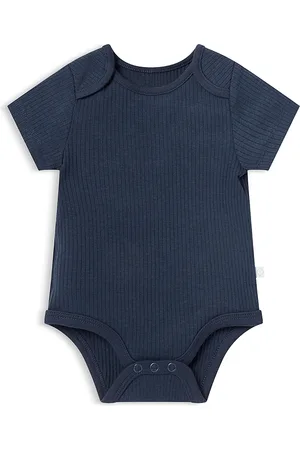 Mori Unisex Stretch Ribbed Short Sleeve Bodysuit