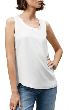 Lafayette 148 New York Reversible Perla Silk Blouse