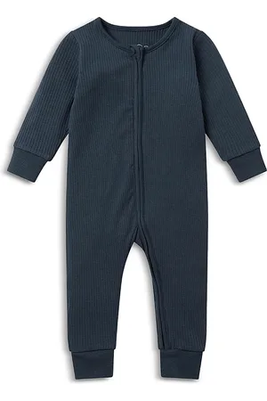 Mori Unisex Ribbed Clever Zip Romper