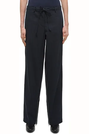 Helmut Lang Inner Gusset Zip Wide Leg Pants
