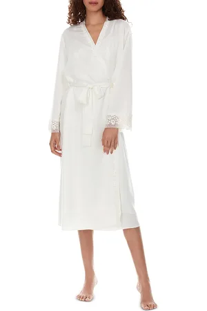 Flora Nikrooz Showstopper Satin Wrap Robe