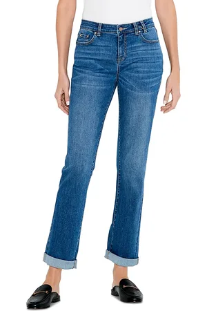 NIC+ZOE Mid Rise Girlfriend Jeans in