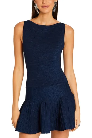 Retrofete Audrina Metallic Knit Dress