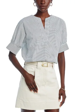 Frame V Neck Popover Top