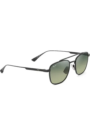 Maui Jim Kahana Aviator Square Sunglasses, 53mm