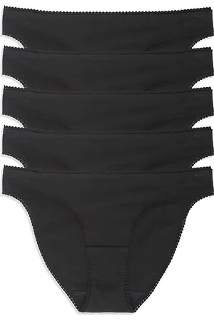 On Gossamer Cabana Cotton Bikinis, Set of 5