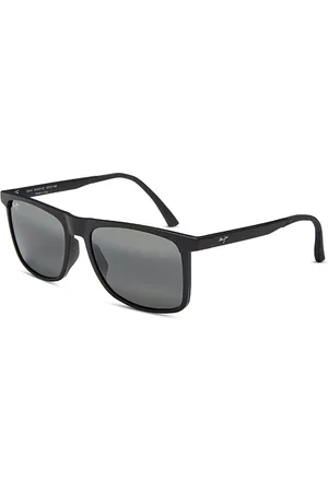 Maui Jim Makamae Polarized Square Sunglasses, 56mm