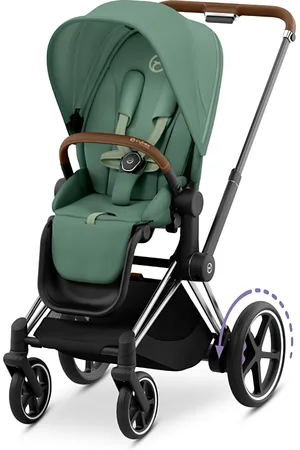 Cybex E-priam 2 Smart Stroller in Chrome/Brown