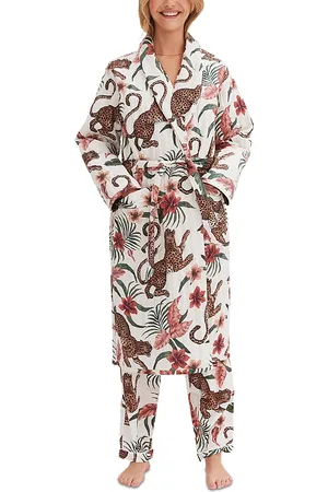 Desmond & Dempsey Soleia Print Quilted Robe