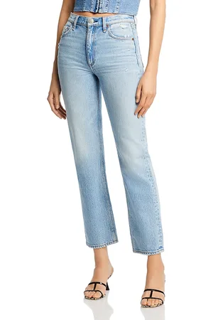 RAG&BONE Harlow High Rise Ankle Straight Jeans in Lou1