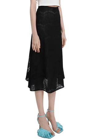 A.W.A.K.E. MODE A. w.a. k.e. Mode Lace Midi Skirt