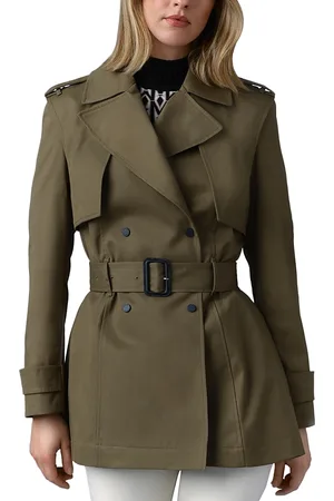 Mackage Adva Mid-Length Belted Trench Coat