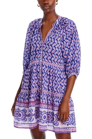 Bell Clara Block Printed Mini Swing Dress
