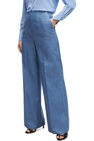 HUGO BOSS Tasena High Rise Straight Leg Pants