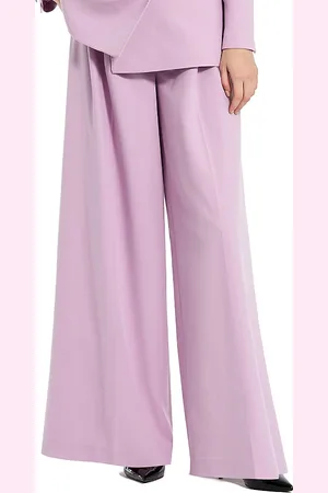 Mac Duggal Classic Crepe Wide Leg Work Trouser
