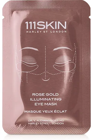 111Skin Rose Gold Illuminating Eye Mask Box, 8 Piece