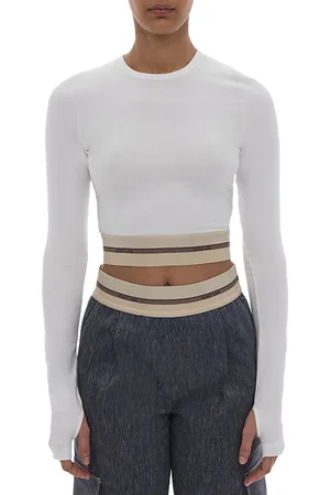 Helmut Lang Long Sleeve Loga Tape Tee