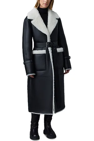 Mackage Sabreen Shearling Belted Down Coat
