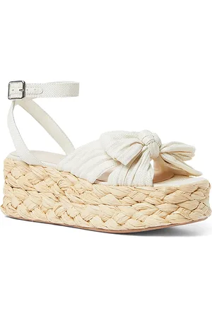Loeffler Randall Knotted Strap Espadrille Platform Sandals