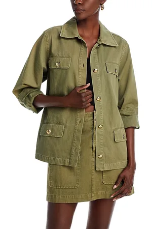 ANINE BING Corey Cotton Flap Pocket Jacket
