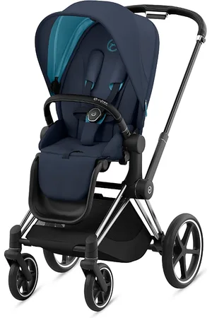 Cybex Priam 4 Stroller Chrome Frame and Black Handle