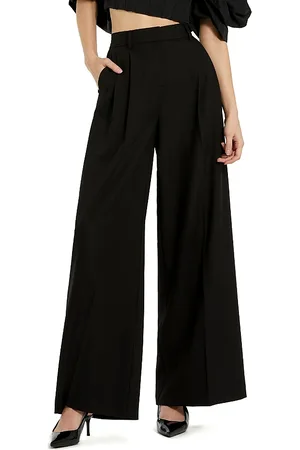 Mac Duggal Classic Crepe Wide Leg Work Trouser