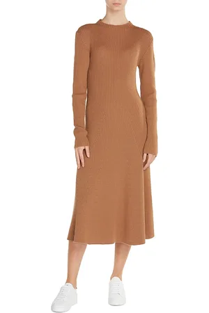 Moncler Ribbed Sweater Midi Dress