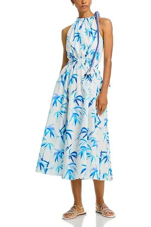 Essentiel Antwerp Printed Halter Midi Dress