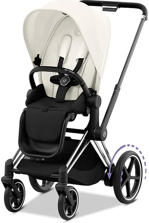 Cybex E-priam 2 Smart Stroller in Chrome/Black