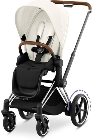 Cybex E-priam 2 Smart Stroller in Chrome/Brown