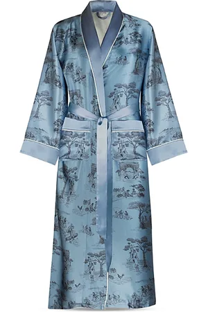Gingerlily X Sheila Bridges Harlem Toile Silk Robe