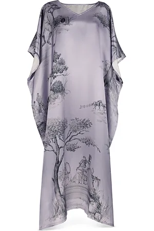 Gingerlily X Sheila Bridges Harlem Toile Silk Kaftan