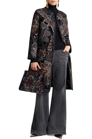 Etro Paisley Floral Jacquard Coat