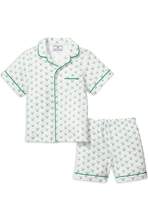 Petite Plume Unisex Match Point Pajama Short Set