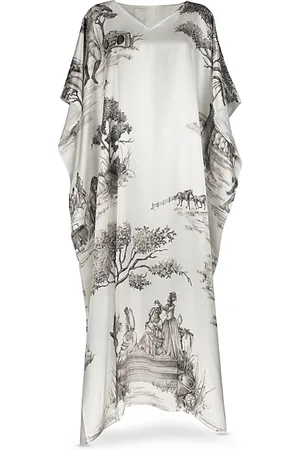 Gingerlily X Sheila Bridges Harlem Toile Silk Kaftan