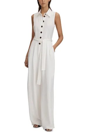 Reiss Perla Collared Jumpsuit