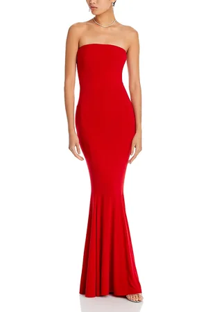 Norma Kamali Strapless Fishtail Gown