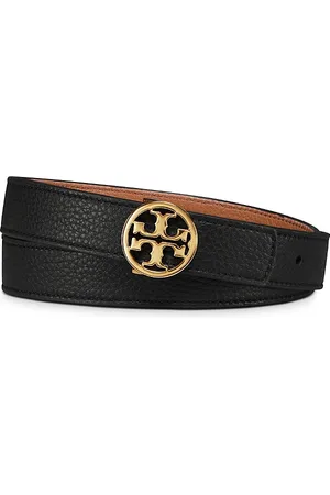 Tory Burch Reversible Leather Logo Belt