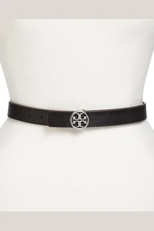 Tory Burch Reversible Leather Logo Belt
