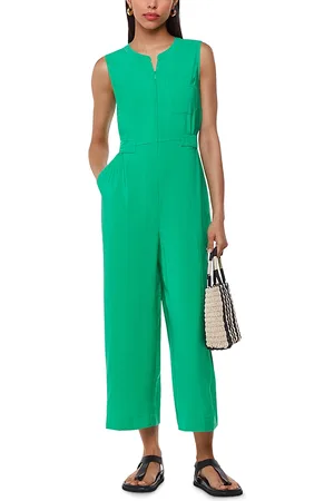 Whistles Josie Zip Front Jumpsuit