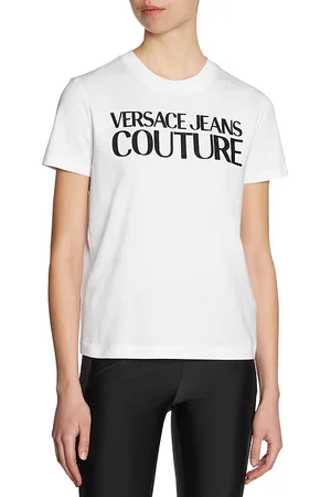 VERSACE Logo Front Crewneck Tee