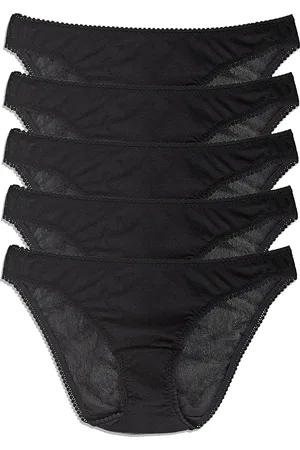 On Gossamer Mesh Hipster Bikinis, Set of 5