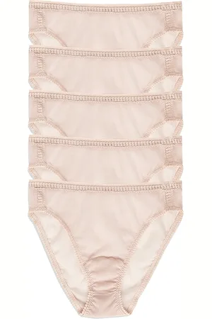On Gossamer Mesh High Cut Briefs, Set of 5