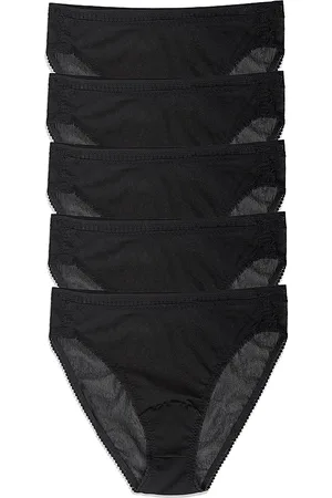 On Gossamer Mesh High Cut Briefs, Set of 5